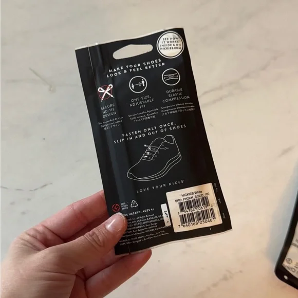 HICKIES No Tie Shoelaces – Elastic, Waterproof, Unisex Shoelaces for Adults, One - Picture 3 of 4